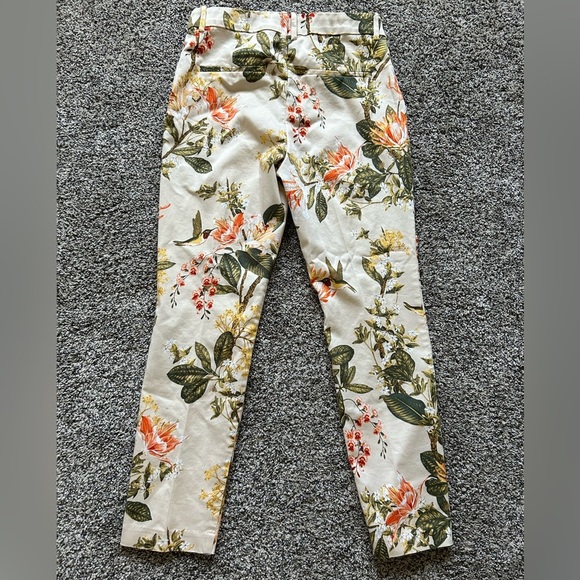 H&M Hummingbird Floral Chino Ankle Pants - Picture 5 of 7